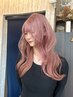 ホワイト系グレー系前頭ハイケアブリーチカラー×カット￥21000→19500