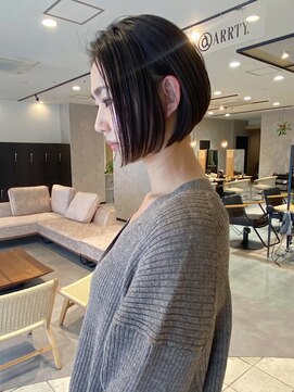 アーティーアーティー 薬院店(ARRTY ARRTY) 【TORU】ボブ　前下がりボブ　ショートボブ　20代　30代　40代