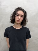 メンズカットメンズロングスパイラルパーマシャドウパーマ渋谷