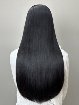 美容室ブロッサム ふじみ野店(Blossom)の写真/毛先までしなやかなナチュラルストレートに♪クセに悩む全てのお客様に!前髪のポイント縮毛矯正も◎