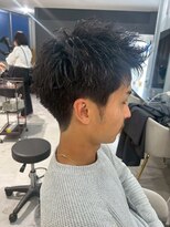 メンズサロン キング 心斎橋店(Men’s salon K!ng) ホワイトメッシュ/ツイスト/ツイスパ/パーマ/メンズ/眉毛/心斎橋
