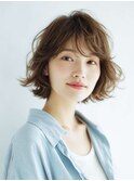 ミルクブラウン/ダークパープル/ナチュラルショート/夏/町田