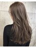 カット+ブリーチなしダブルカラー+3ステップTR(#ハイライト#白髪ぼかし)