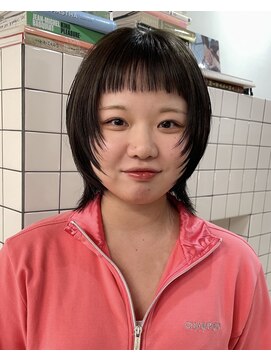 カルテ(QUARTE) オン眉シャギーウルフ　顔まわりレイヤー