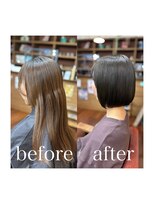 スミカ(sumica)&nbsp;#ミニボブ #アッシュグレー #イメチェン