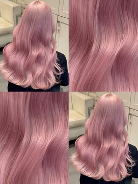 ベレーザ 渋谷(BELEZA) 17750コーラルピンクワンホンレイヤーダスティピンク韓国巻き