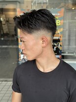 スウェル 船橋店(Swell)&nbsp;MEN’S HAIR/サーフカール/刈り上げセンターパート/船橋