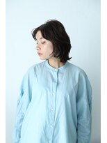 カナモ(Canamo)&nbsp;レイヤーパーマ/くびれボブ/グレージュ