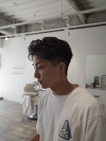 プールサイド(POOLSIDE)&nbsp;メンズパーマ　毛流れパーマ　ニュアンスパーマ　博多区　東区