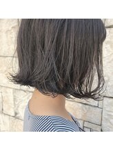 パーミル ヘア クマモト(permille ‰ hair Kumamoto) ワンレンボブ/モノトーングレージュカラー