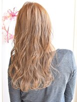 ヘアーエポック(hair epoque) 大人可愛いミルクベージュカラー×無造作フェアリーロング