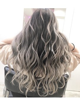 アディション 渋谷(ADITION) 【ADITION渋谷】グレージュバレイヤージュカラー