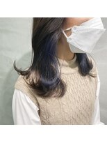 ミリー 梅田店(milly)&nbsp;ブルーラベンダー×インナーカラー