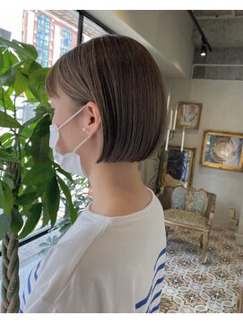 ユノ(juno) 【シオガマ】ミニボブとナチュラルハイトーン＊