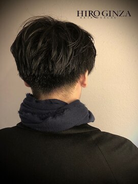 ヒロギンザ 銀座本店(HIRO GINZA) センターパート/銀座理容室/メンズカット/イケメン