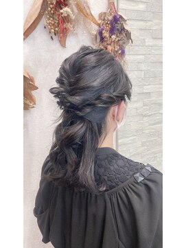 オラ ボーテ(Aura Beaute) 『AuraBeaute 京都』結婚式 お呼ばれヘア ハーフアップ