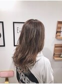 ベージュブラウン/大人かわいい/グラデーション