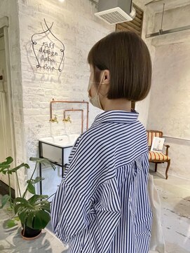 リフデザインラボビオ(riff design labo bio) ミニボブ グレージュカラー