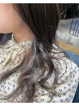 ヘアサロン アティリー(Hair Salon Attirer) 西梅田/ボブ/グレーベージュ/白髪ぼかし【Attirer飯田裕之】