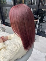 ロンドルーチェ 心斎橋(Lond luce)&nbsp;ダークアッシュ/ミディアムレイヤーカット［髪質改善/縮毛矯正］