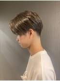 毛流れセンターパート