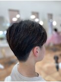 ツーブロックショート