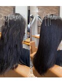 髪質改善ストレート