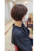 e.m.a プレミアムビューティーサロン 栄駅店(e.m.a PREMIUM BEAUTY SALON)&nbsp;顎上丸みショート/骨格補正カット