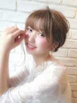 アルケー ヘアアンドヘッドスパ 錦糸町南口店(arche Hair&head spa)&nbsp;インナーグレージュ/マチルダボブ/前髪/ピンクベージュ/錦糸町