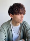 ツイストパーマ センターパート スパイラルパーマ メンズパーマ
