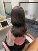 ブリーチなしグレージュ＊透明感カラー＊ナチュラル