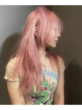 ハコ プラス(HACO+) ウルフ　レイヤーカット　ケアブリーチ　デザインカラー