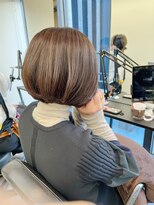 ミニボブ　ボブ　春　ハイライト