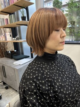 リンダ(LINDA) マッシュウルフ/ミディアムヘア/ベージュ[札幌美容室LINDA]