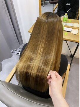 イニット 奈良新大宮(init.) 20代 30代 40代 ロング 酸性ストレート アースカラー 似合わせ