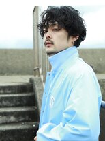 ネイビー(NAVY)&nbsp;ラフカール　センターパート