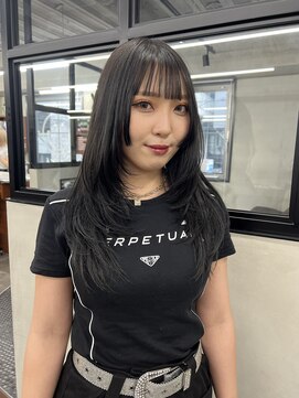 ニコ トウキョウ 渋谷(nico TOKYO) セミロングレイヤーカット顔まわりレイヤー地毛風透明感カラー