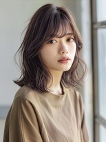 アルトリスト(Altruist Aging×HAIR&SPA) ★ダークアッシュ大人ガーリーボブ着物ミディアムレイヤーカット