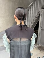bibito ヘアセット　ヘアアレンジ　タイトアレンジ　ツイン