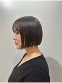 ぱつっとボブ