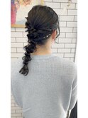 ＊THE  RIRE.  結婚式お呼ばれ×編みおろしアレンジ＊