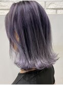 ハイトーン ラベンダーカラー グラデーション M7.4.21