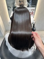 ロンドジェネルーズ 柏(Lond generous)&nbsp;韓国顔周り縮毛正髪質改善レイヤー前髪カット韓国風へアボブ