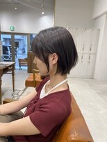 ネイロ 錦糸町(NeiRo)&nbsp;魅力倍増カールセミディシアーカラーダークアッシュショートヘア