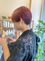 リュール バイ ヘッドライト 北千住店(lueur by HEADLIGHT)&nbsp;ハンサムショートxボルドーカラー