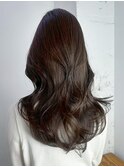 韓国ヘアロングオリーブベージュグレージュ_ba556341
