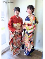 タグマル&nbsp;団体予約可能！振袖着付けヘアセット☆