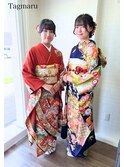 団体予約可能!振袖着付けヘアセット☆