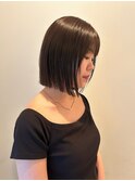 ☆切りっぱなしヘア/暖色カラー/ワイドバング/原宿神宮前