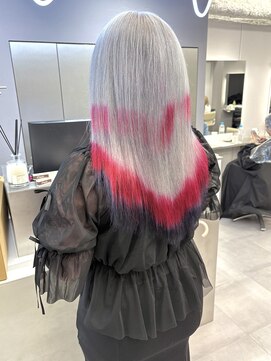 ロテ 名古屋 名駅店(Lote.) ミディアムヘア/デザインカラー/フェイスフレーミング/名古屋